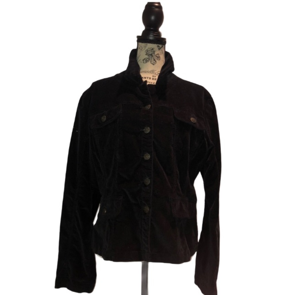 Corduroy button down jacket.